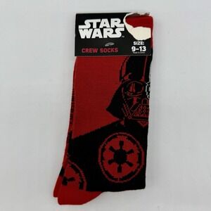 Star Wars Darth‎ Vader Crew Adult Socks Size 9-13